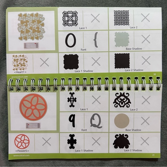 Cricut PAPER LACE shapes & font - Picture 6 of 12